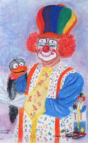 Mary Montana Gallery: bird clown