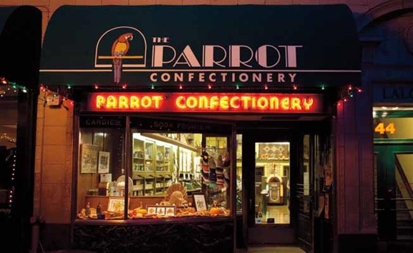 The Parrot Confectionery: exterior