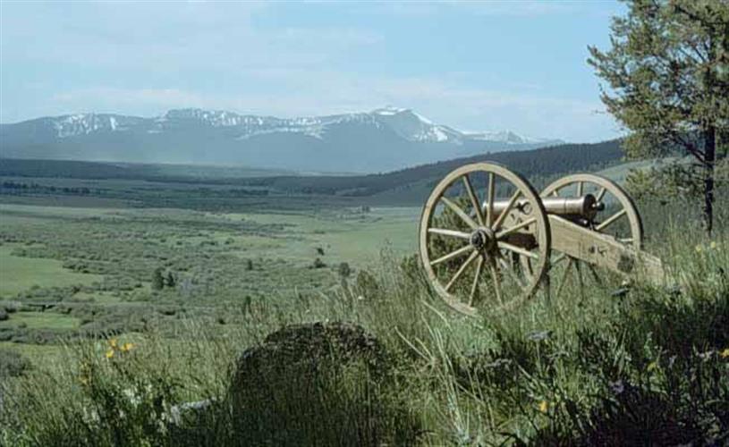 Howitzer Capture Site Trail: howitzer cannon