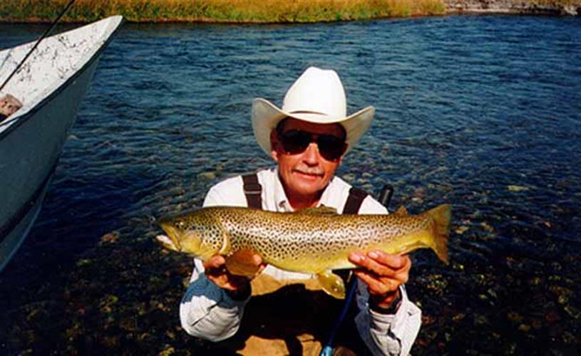 Jack River Outfitters: brown trout on the Madison River