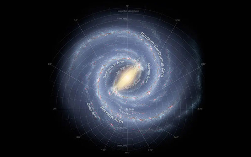 View of the Milky Way Galaxy