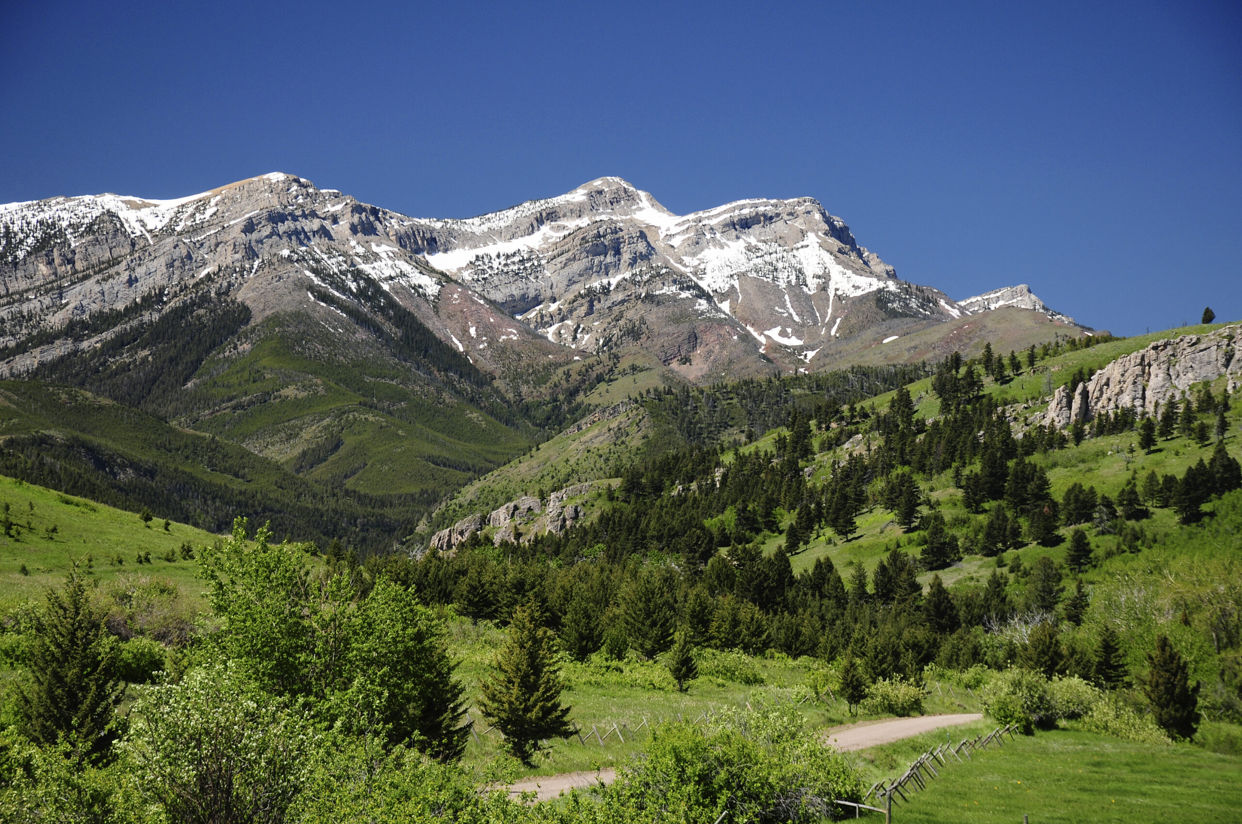 Rocky Mountain Front - Elk Creek Road southwest of Augusta