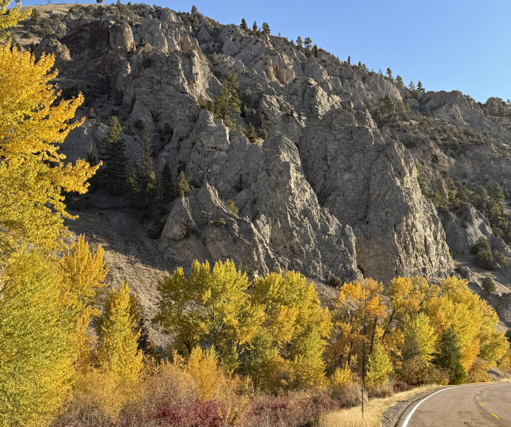 The Limestone Cliffs West of Drummond