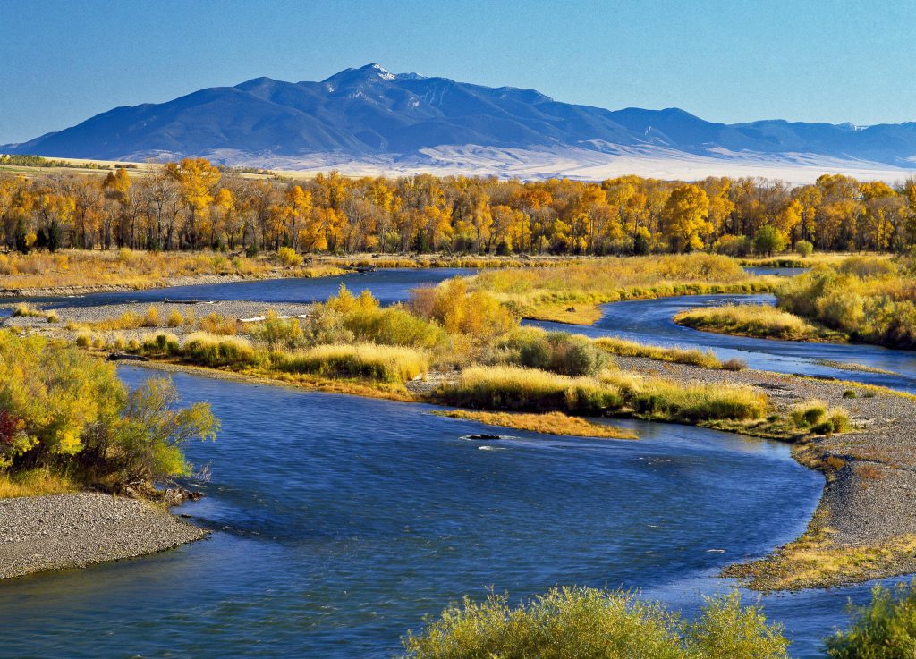 Jefferson River and Ruby Mountains