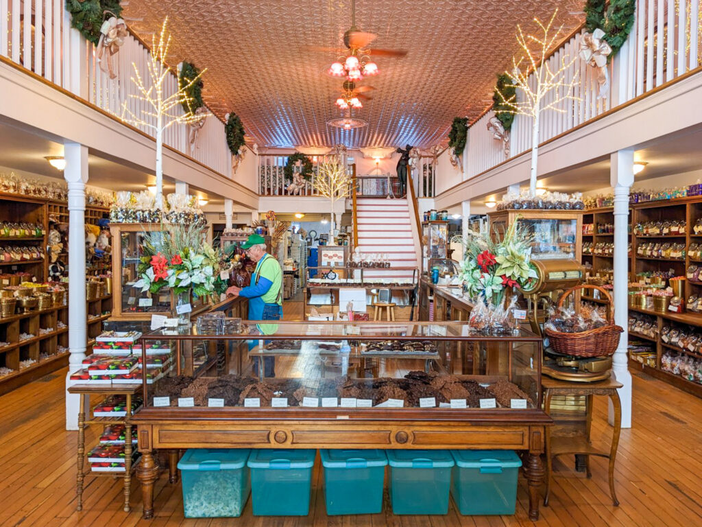 The Sweet Palace candy store in Philipsburg, Montana. Photo by Sarah Bolt, Tempest Technologies.