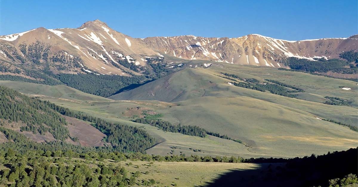 Eighteen Mile Peak in the Beaverhead Mountains Near- Lima, Montana