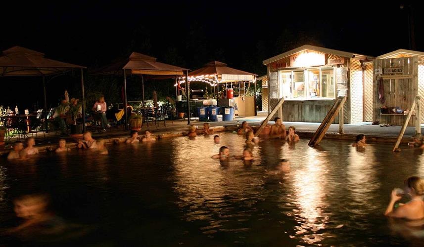 Norris Hot Springs Campground: 