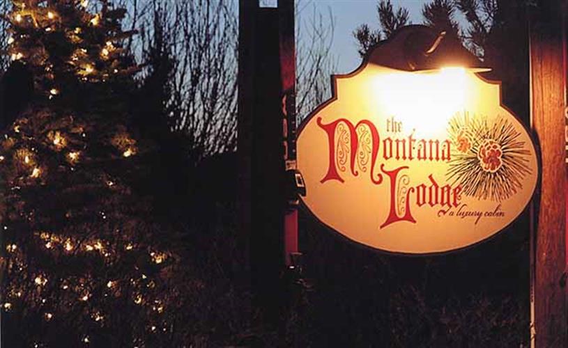The Montana Lodge: sign