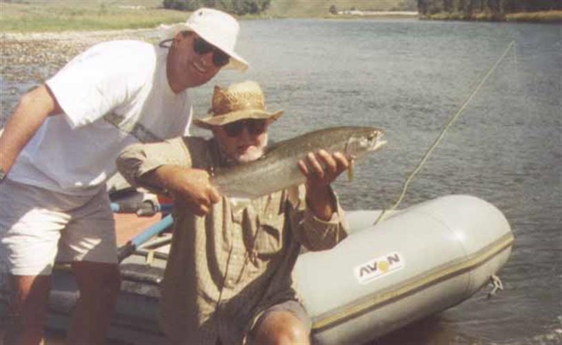 John Maki Outfitters: men with fish