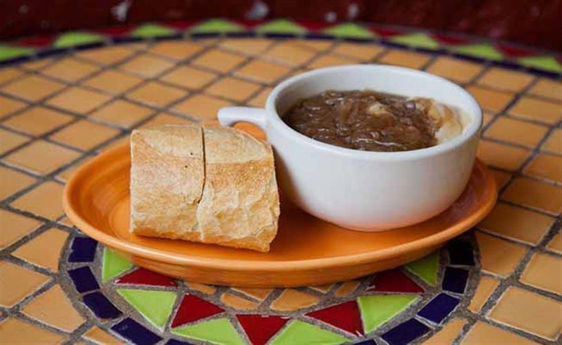 Park Avenue Bakery & Cafe: soup and roll