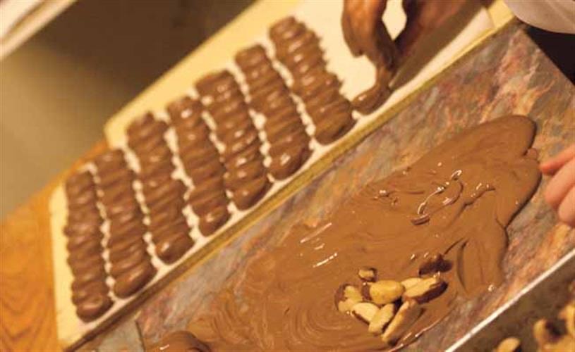 The Parrot Confectionery: candy dipping