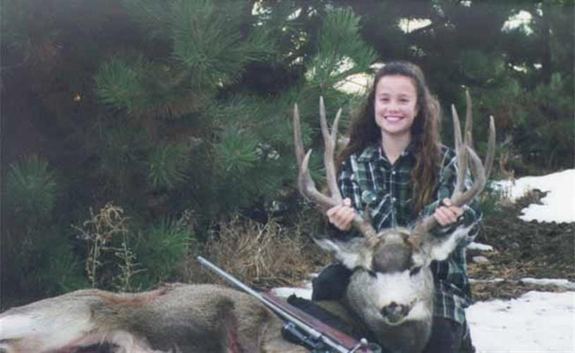 Scapegoat Wilderness Outfitters: little girl with buck