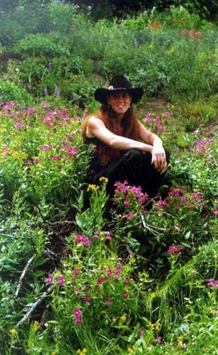 Centennial Outfitters: wildflowers and girl