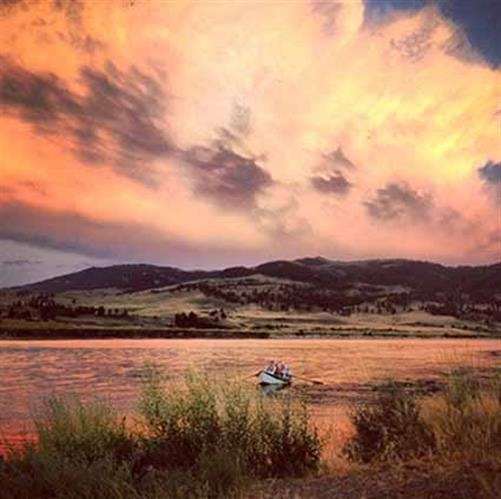 Wolf Creek Angler: sunset