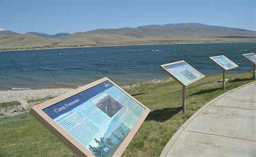 Clark Canyon Reservoir: interpetive display