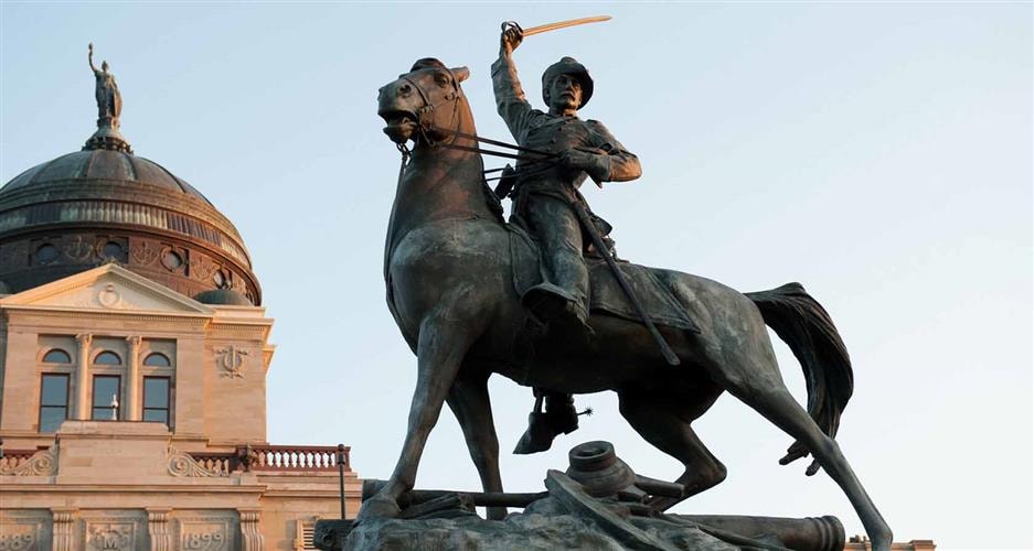 Montana State Capitol: Thomas Francis Meagher statue