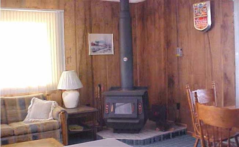 Blackfoot River Cabin: Woodstove