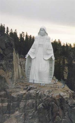 Our Lady of the Rockies Tour: Lady of the Rockies statue