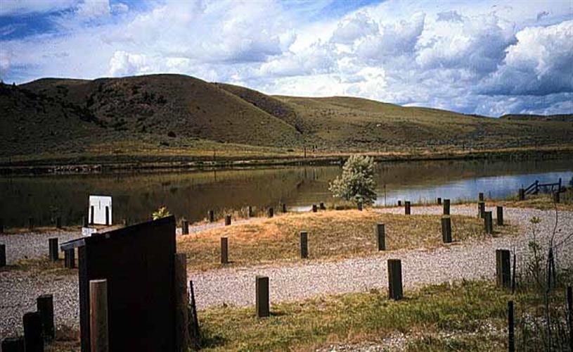 Toston Dam Recreation Site: river