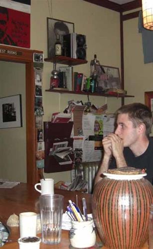 No Sweat Cafe: customers