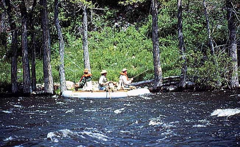 Upper Big Hole Special Management Area: fishing on the river