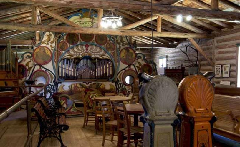 Nevada City's Music Hall: interior of Music Hall