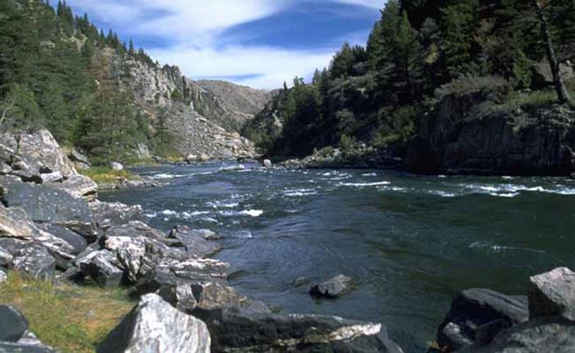 Bear Trap National Recreation Trail: Bear Trap Canyon along the Madison