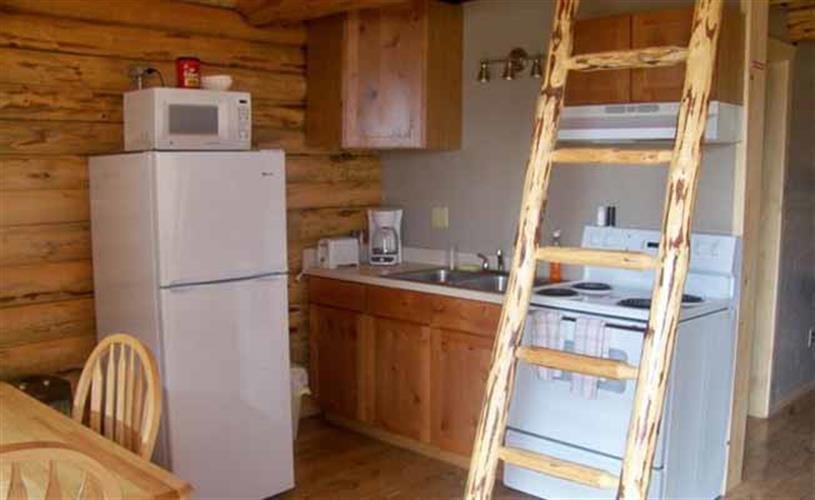 Elk Mountain Lodging: kitchen