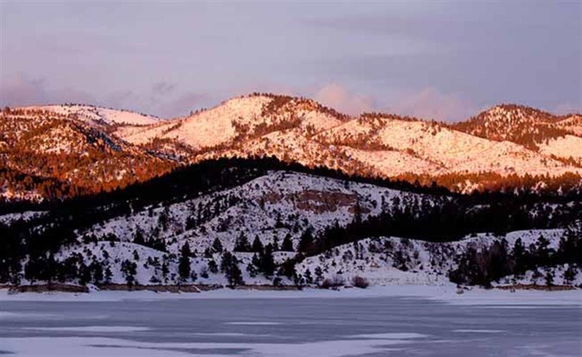 Canyon Ferry Reservoir: winter