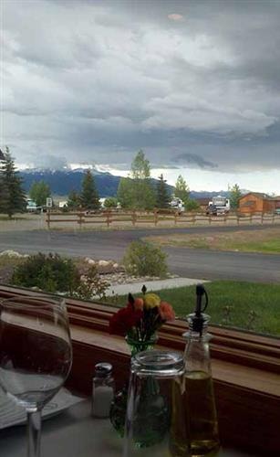 Continental Divide: scenery from window
