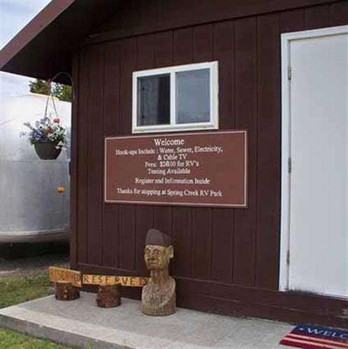 Spring Creek RV Park: office
