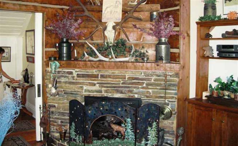 Ruby Valley Inn: fireplace