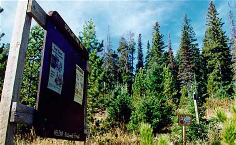 Gipsy Lake Trail: trailhead