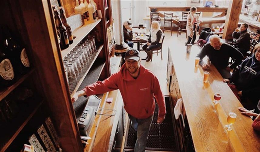 Philipsburg Brewing Company: copper beer chiller