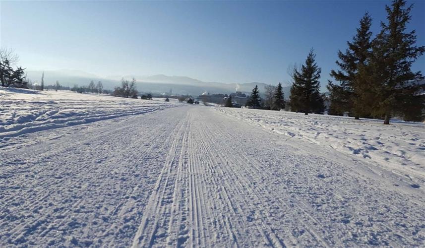 Bill Roberts Golf Course Ski Tracks: 