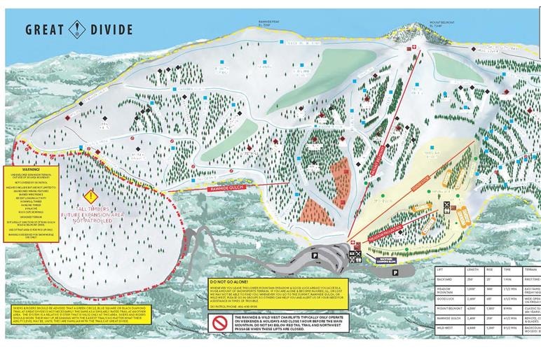 Great Divide Ski Area: 