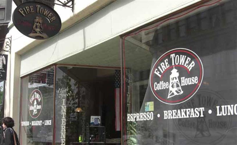 Fire Tower Coffee House: exterior