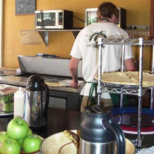 Last Chance Creperie: kitchen