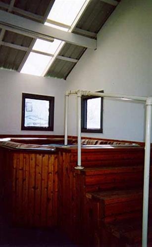 Riverfront RV Park: hot tub