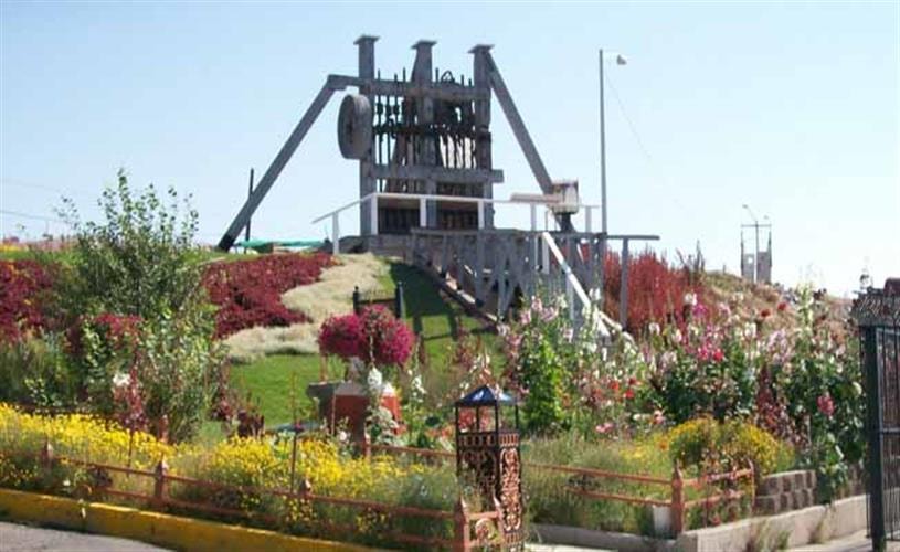 Old Lexington Stamp Mill and Gardens: garden and mill