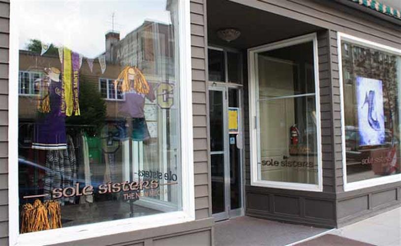 Sole Sisters: window display