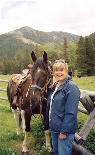 Blacktail Ranch: woman and horse