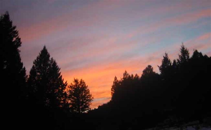 Sunshine Radon Health Mine: sunset