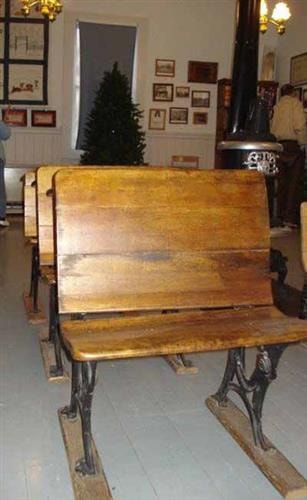 New Chicago Schoolhouse: chairs