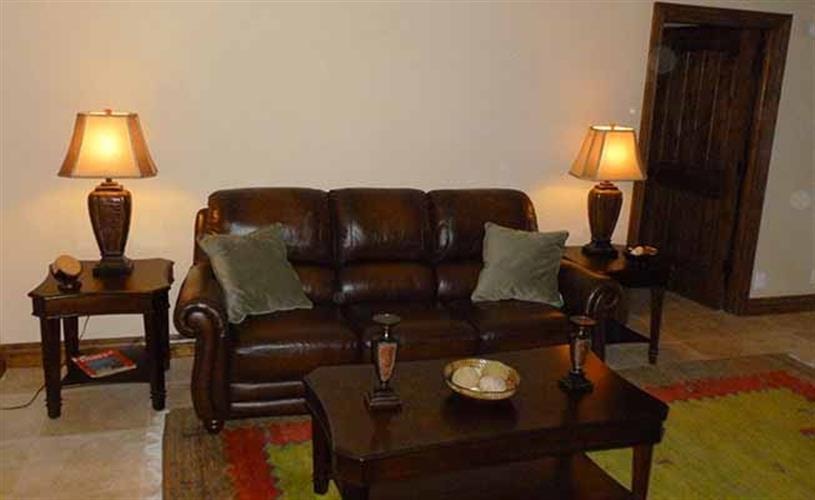 The River House: living room