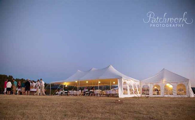 4-R Ranch & Cattle Company: wedding tents