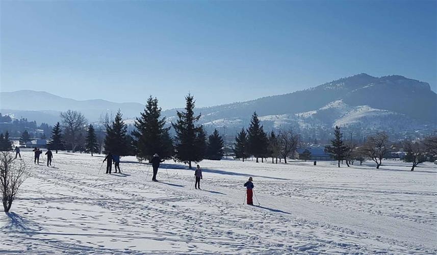 Bill Roberts Golf Course Ski Tracks: 