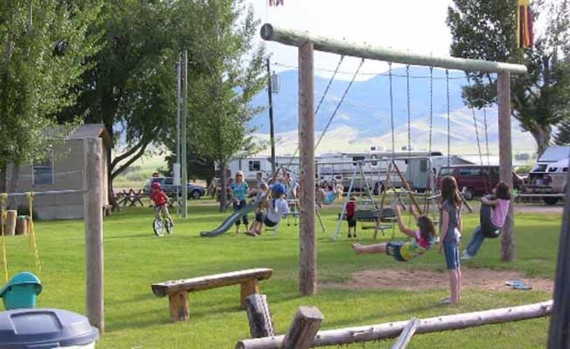 Ruby Valley Campground & RV Park: playground