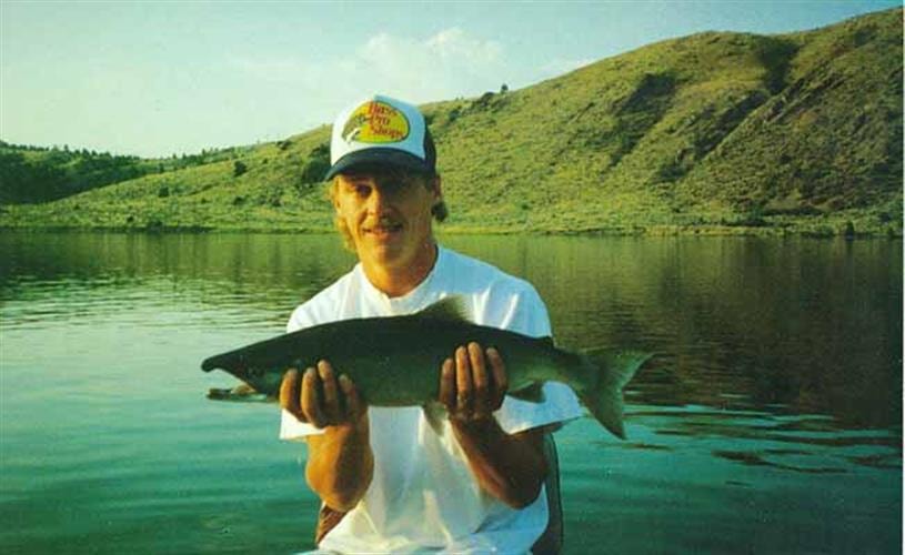 Lakeside on Hauser: fisherman