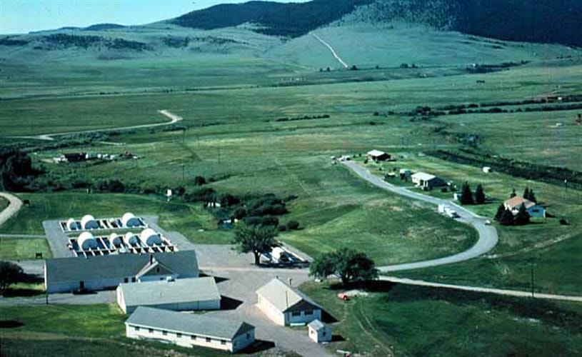 Ennis National Fish Hatchery: panoramic view